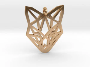 fox pendant 3D Print Model