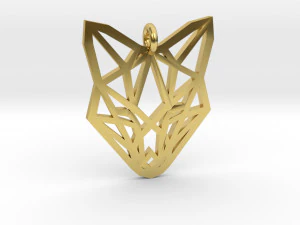 fox pendant 3D Print Model