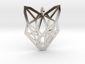 fox pendant Modelo de Impressão 3D