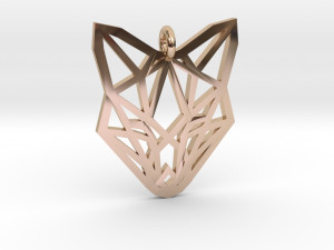 fox pendant Modelo de Impressão 3D