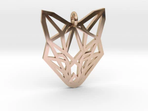 fox pendant 3D Print Model