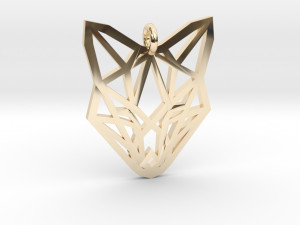fox pendant Modelo de Impressão 3D