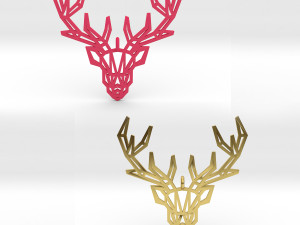 deer pendant Modelo de impresión 3D