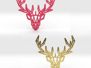 deer pendant 3D Print Model