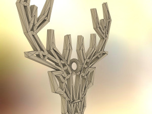 deer pendant Modelo de impresión 3D