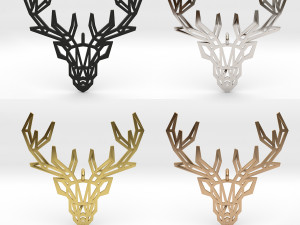 deer pendant Modelo de impresión 3D