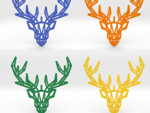 deer pendant Modelo de impresión 3D