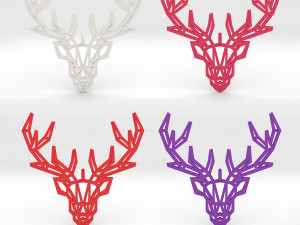 deer pendant Modelo de impresión 3D