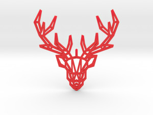 deer pendant Modelo de impresión 3D