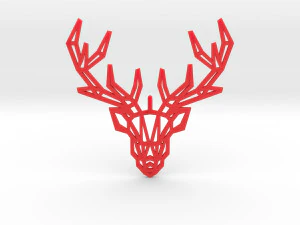 deer pendant 3D Print Model
