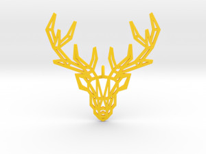 deer pendant Modelo de impresión 3D