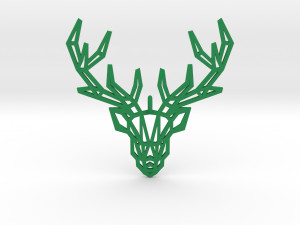 deer pendant Modelo de impresión 3D