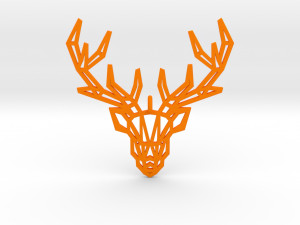 deer pendant Modelo de impresión 3D