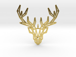 deer pendant Modelo de impresión 3D