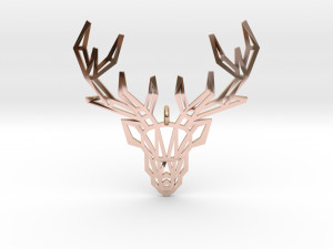 deer pendant Modelo de impresión 3D