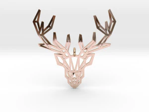 deer pendant 3D Print Model