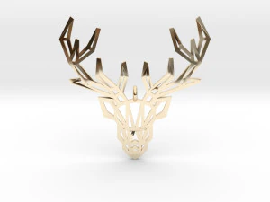 deer pendant 3D Print Model