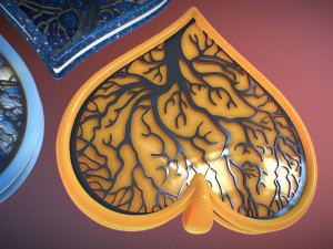 tree of life heart pendant Model do druku 3D