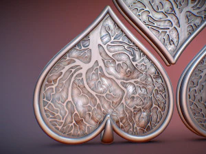tree of life heart pendant 3D Print Model