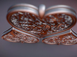 tree of life heart pendant 3D Print Model
