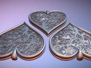 tree of life heart pendant Model do druku 3D