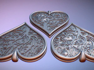 tree of life heart pendant 3D Print Model