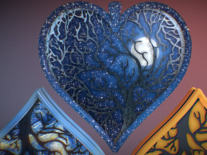tree of life heart pendant Model do druku 3D