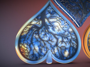 tree of life heart pendant Model do druku 3D