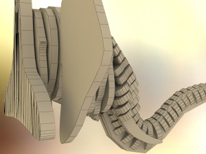 elephant head pendant Model do druku 3D