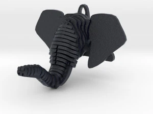 elephant head pendant 3D Print Model