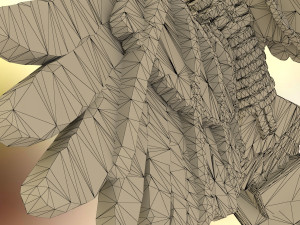 sliced hawk desktoy 3D 프린트 모델