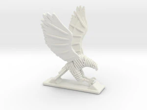 sliced hawk desktoy 3D Print Model