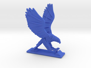 sliced hawk desktoy 3D 프린트 모델