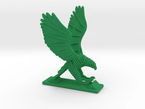 sliced hawk desktoy 3D Print Model