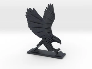 sliced hawk desktoy 3D Print Model