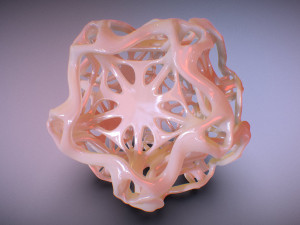 drilled perforated dodecahedron flower 3D Print Model