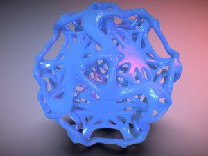 drilled perforated dodecahedron flower 3D Print Model