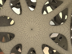 drilled perforated dodecahedron flower 3D Print Model
