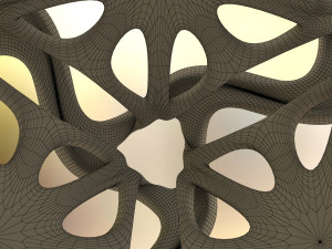 drilled perforated dodecahedron flower 3D Print Model