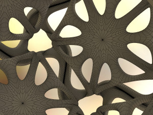 drilled perforated dodecahedron flower 3D Print Model