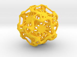 drilled perforated dodecahedron flower 3D Print Model