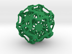 drilled perforated dodecahedron flower 3D Print Model