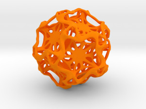 drilled perforated dodecahedron flower 3D Print Model