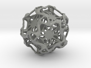drilled perforated dodecahedron flower 3D Print Model