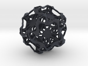 drilled perforated dodecahedron flower 3D Print Model