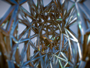 white wolf standing 3Dプリントモデル