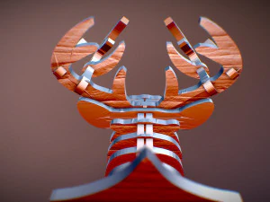 deer head pendant 3D Print Model
