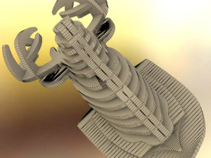 deer head pendant 3D Print Model
