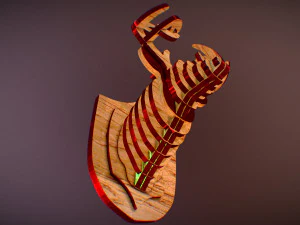 deer head pendant 3D Print Model