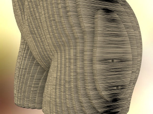 sliced female torso model 3D प्रिंट मॉडल